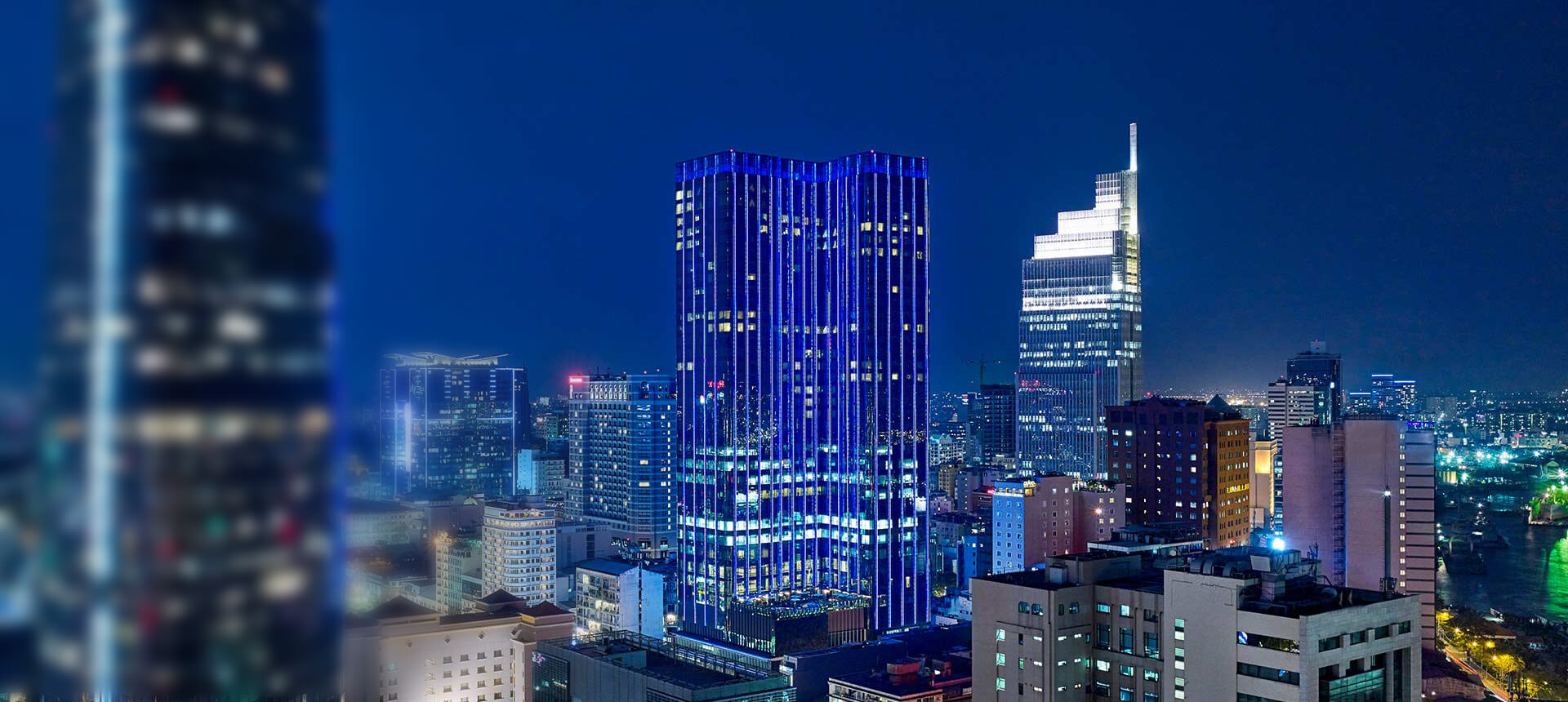 Saigon Timesquare in blue